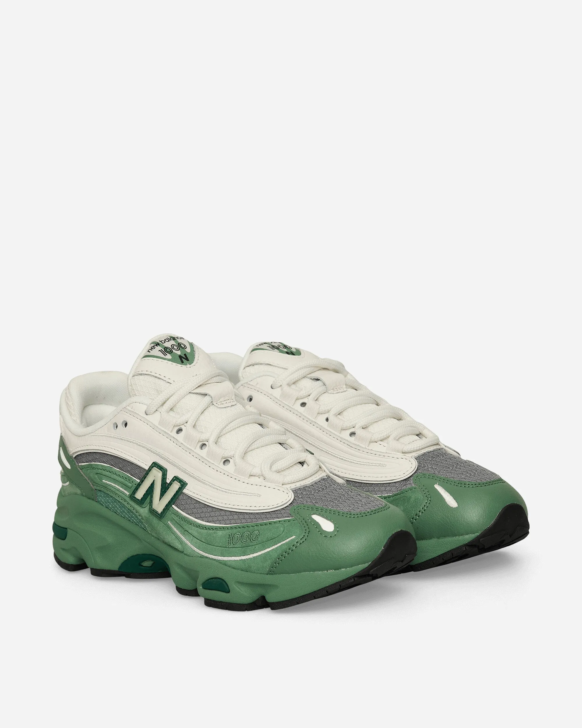 1000 Sneakers Mallard Green / Sea Salt