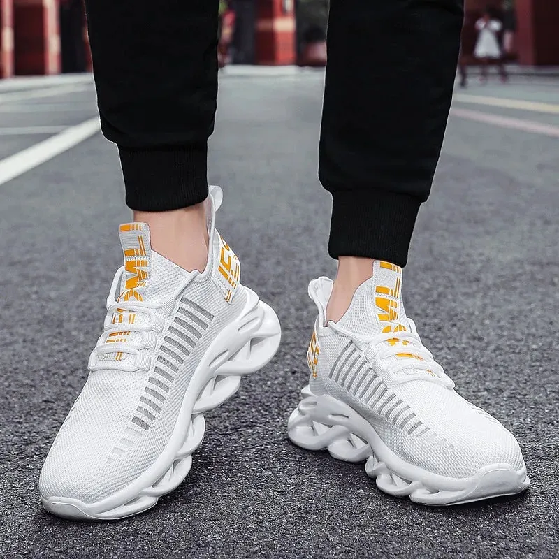 2025™   Men Shoes Comfortable Sneakers Women Breathable Couple Running Shoes Mesh Tennis Sport Shoes Size 36-46 Waling Sneakers Men