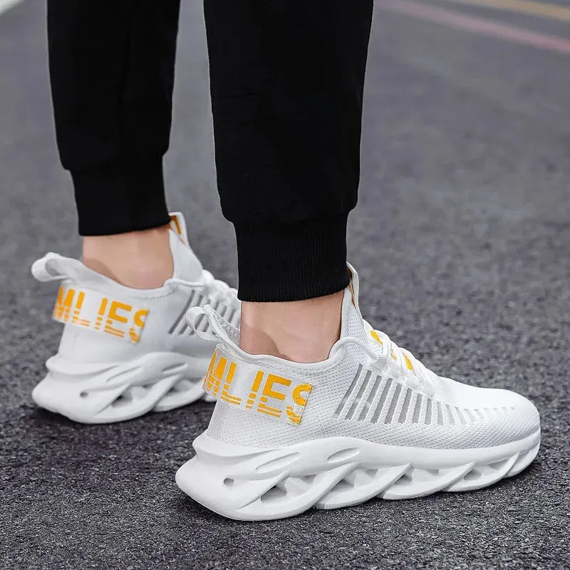 2025™   Men Shoes Comfortable Sneakers Women Breathable Couple Running Shoes Mesh Tennis Sport Shoes Size 36-46 Waling Sneakers Men