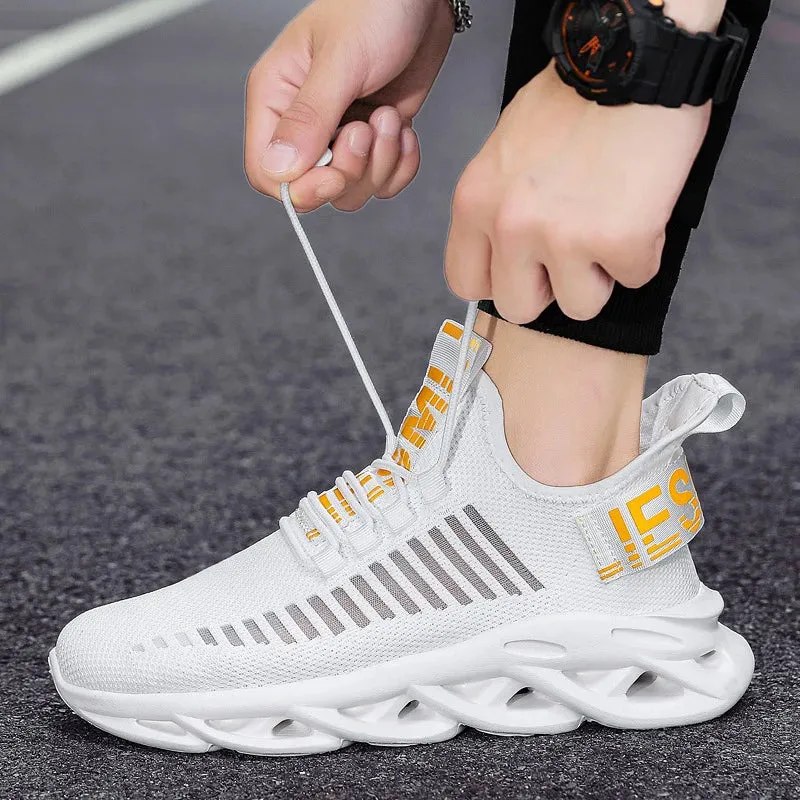 2025™   Men Shoes Comfortable Sneakers Women Breathable Couple Running Shoes Mesh Tennis Sport Shoes Size 36-46 Waling Sneakers Men