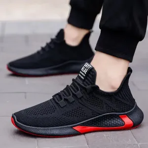 2025 THRILL™ Men Sneakers Breathable Mesh Casual Shoes Black White Platform Shoes Fashion Sneakers Luxury Men's Shoes Tennis Man