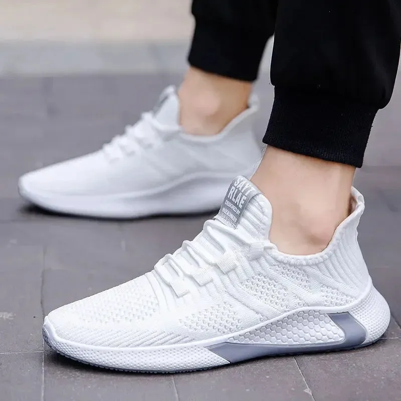 2025 THRILL™ Men Sneakers Breathable Mesh Casual Shoes Black White Platform Shoes Fashion Sneakers Luxury Men's Shoes Tennis Man