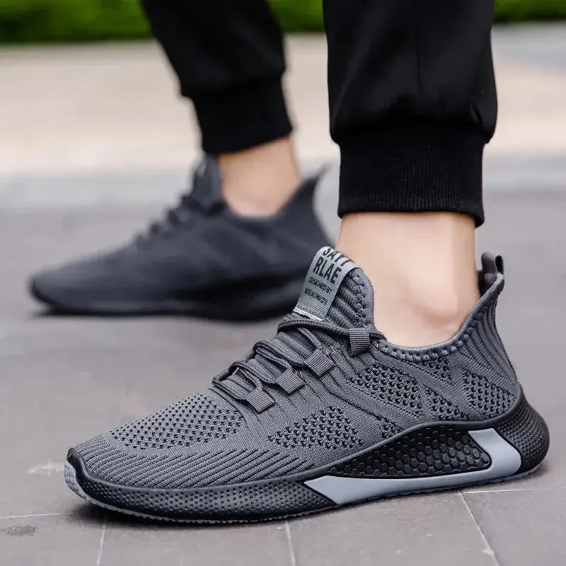 2025 THRILL™ Men Sneakers Breathable Mesh Casual Shoes Black White Platform Shoes Fashion Sneakers Luxury Men's Shoes Tennis Man