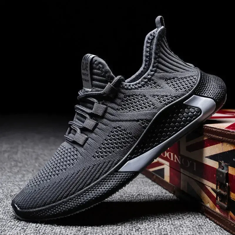 2025 THRILL™ Men Sneakers Breathable Mesh Casual Shoes Black White Platform Shoes Fashion Sneakers Luxury Men's Shoes Tennis Man