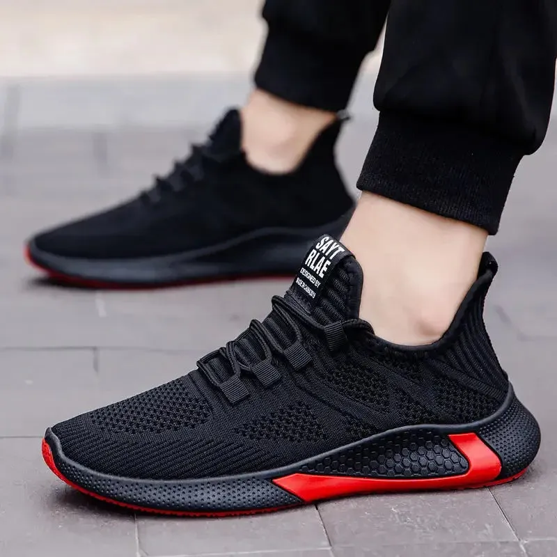 2025 WORN OUT™ Men Sneakers Breathable Mesh Casual Shoes Black White Platform Shoes Fashion Sneakers Luxury Men's Shoes Tennis Man Size 39-44