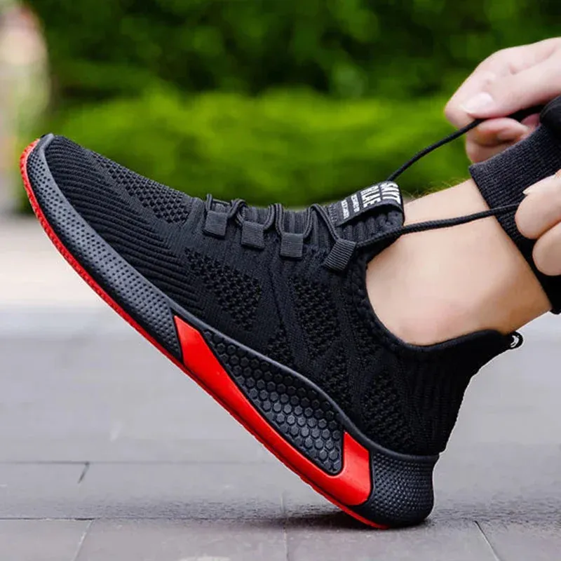 2025 WORN OUT™ Men Sneakers Breathable Mesh Casual Shoes Black White Platform Shoes Fashion Sneakers Luxury Men's Shoes Tennis Man Size 39-44