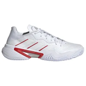 Adidas Barricade White-Silver Womens Tennis Shoes