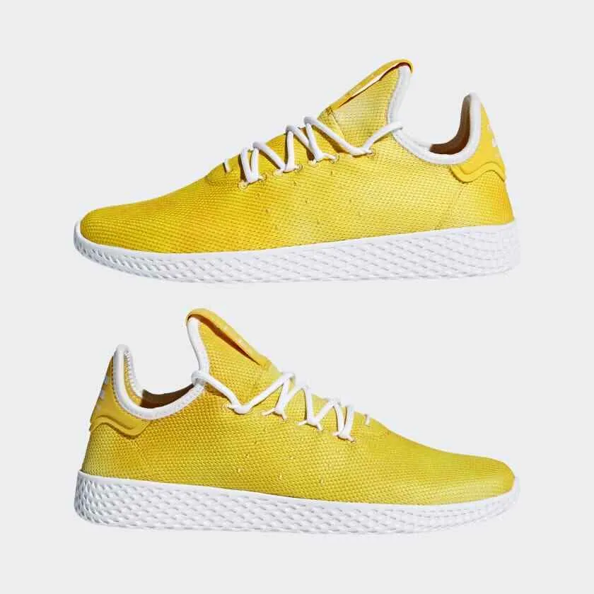 Adidas Original Pharrell Williams HU DA9617 Men's Yellow Tennis Shoes BS35