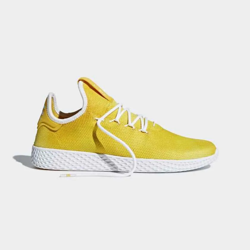 Adidas Original Pharrell Williams HU DA9617 Men's Yellow Tennis Shoes BS35