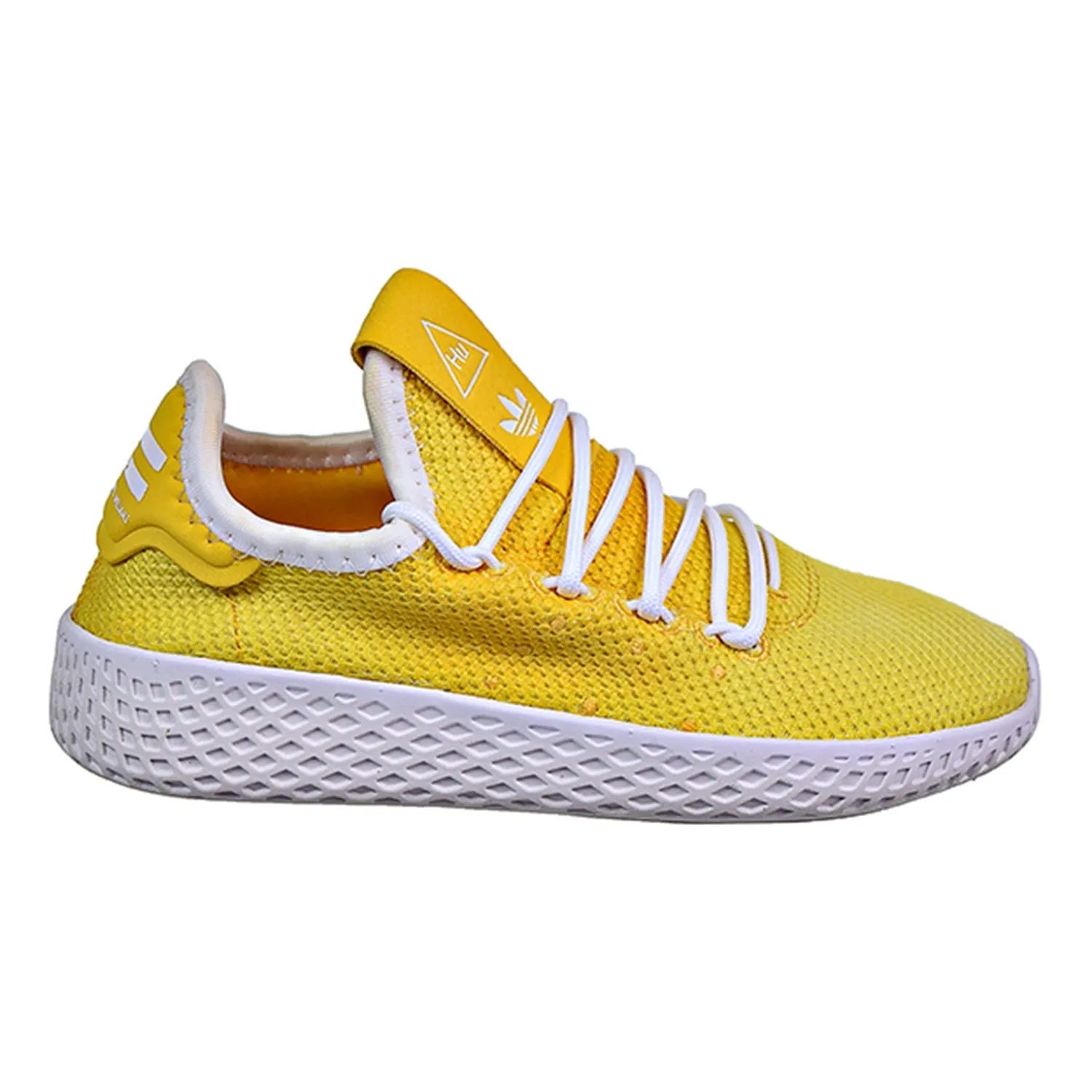 Adidas Pharrell Williams Tennis HU C Little Kid's Shoes Yellow/White