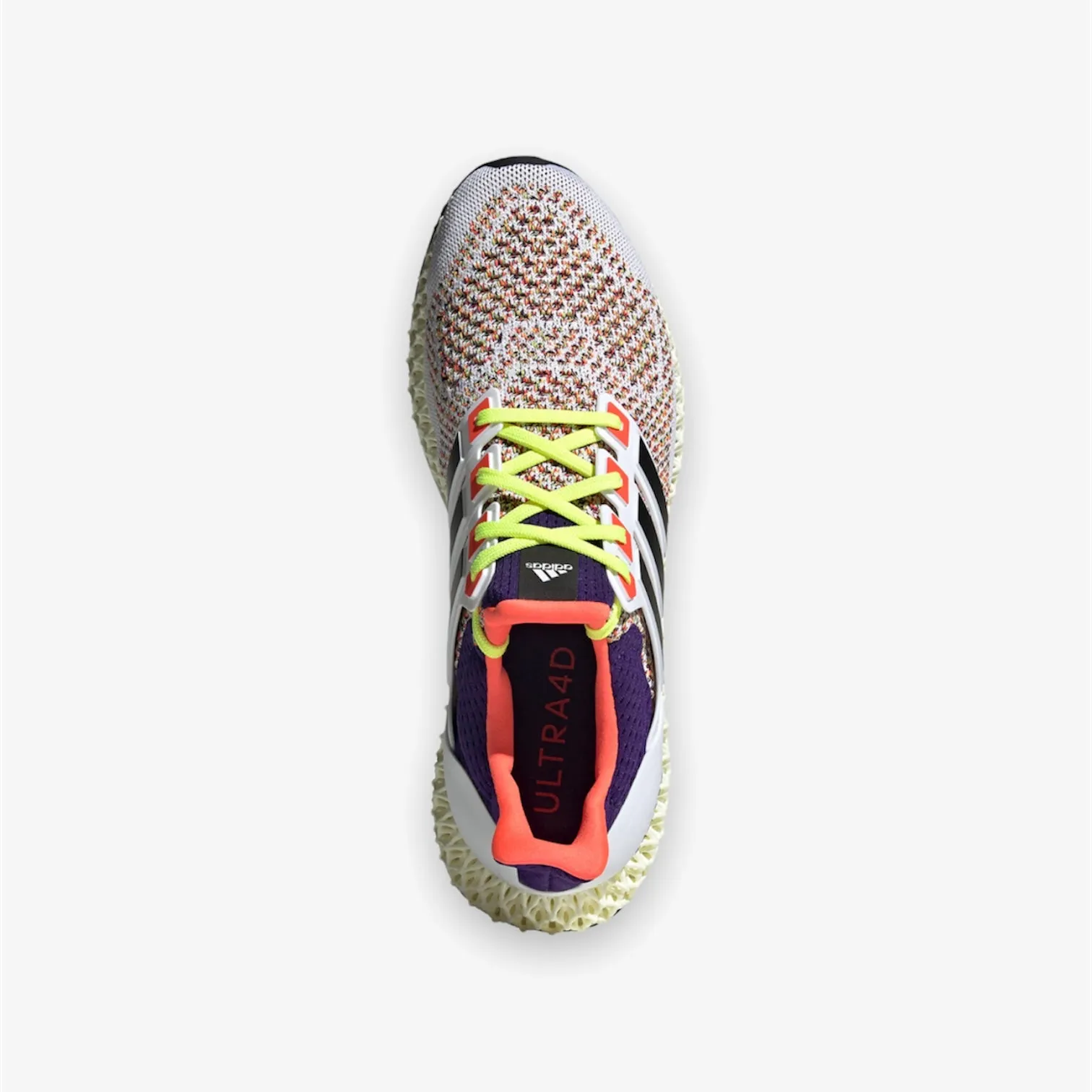 Adidas Ultra 4D White Black Solar Red GX6364