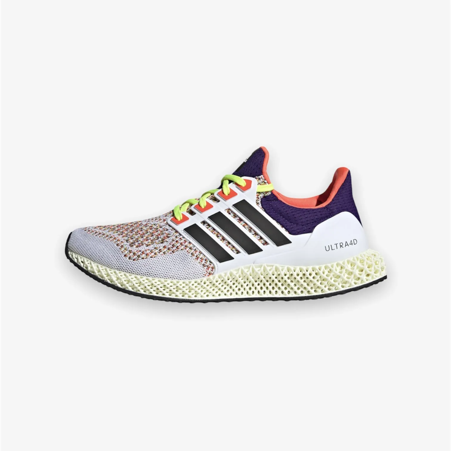 Adidas Ultra 4D White Black Solar Red GX6364