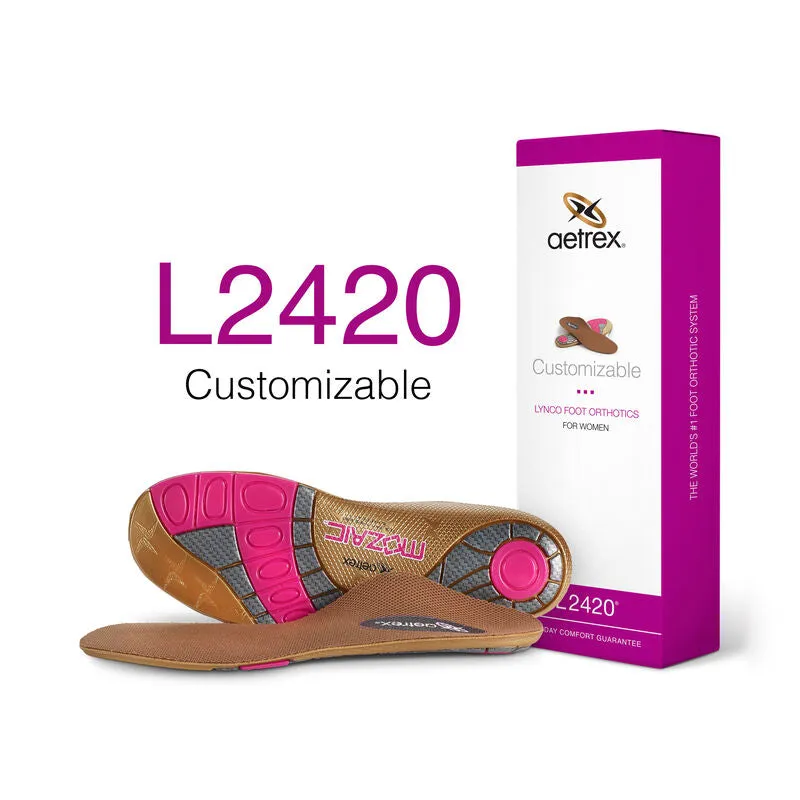 Aetrex Customizable Posted Orthotics Women's