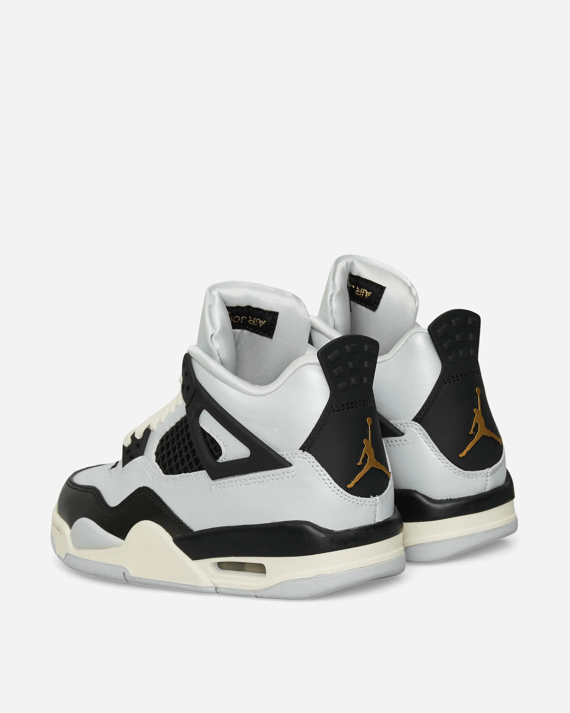 Air Jordan 4 Retro (GS) Sneakers Pure Platinum / Metallic Gold