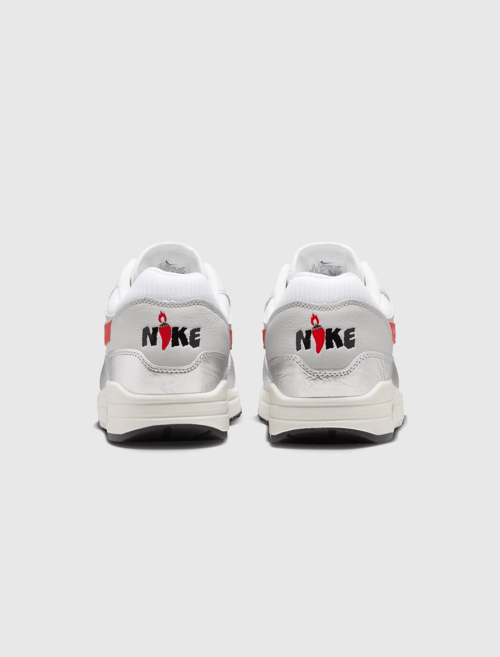 AIR MAX 1 PRM "WHITE/CHILE RED-METALLIC SILVER"