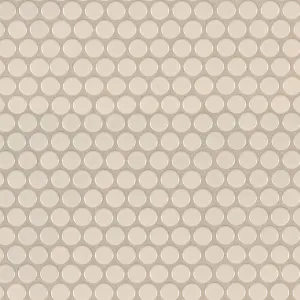 Almond, Penny Round Mosaic - Porcelain Tile