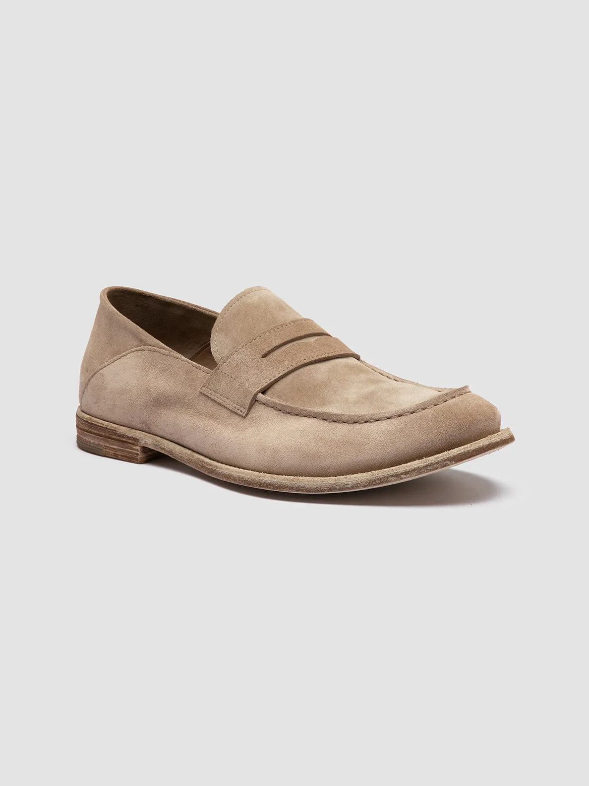 ARCHIVE 522 - Brown Suede Penny Loafers