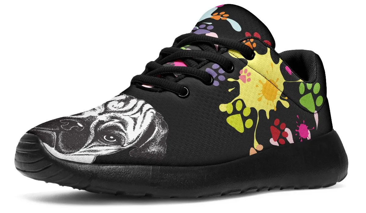 Artsy Pug Sneakers