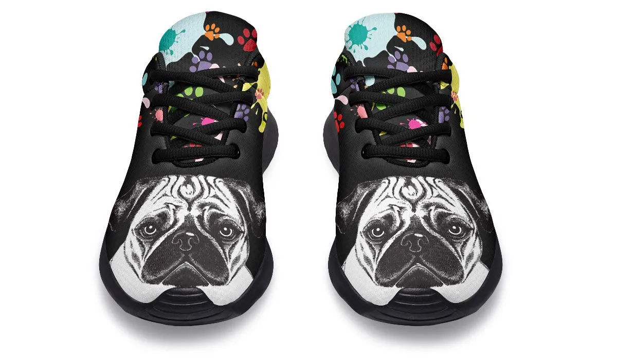 Artsy Pug Sneakers