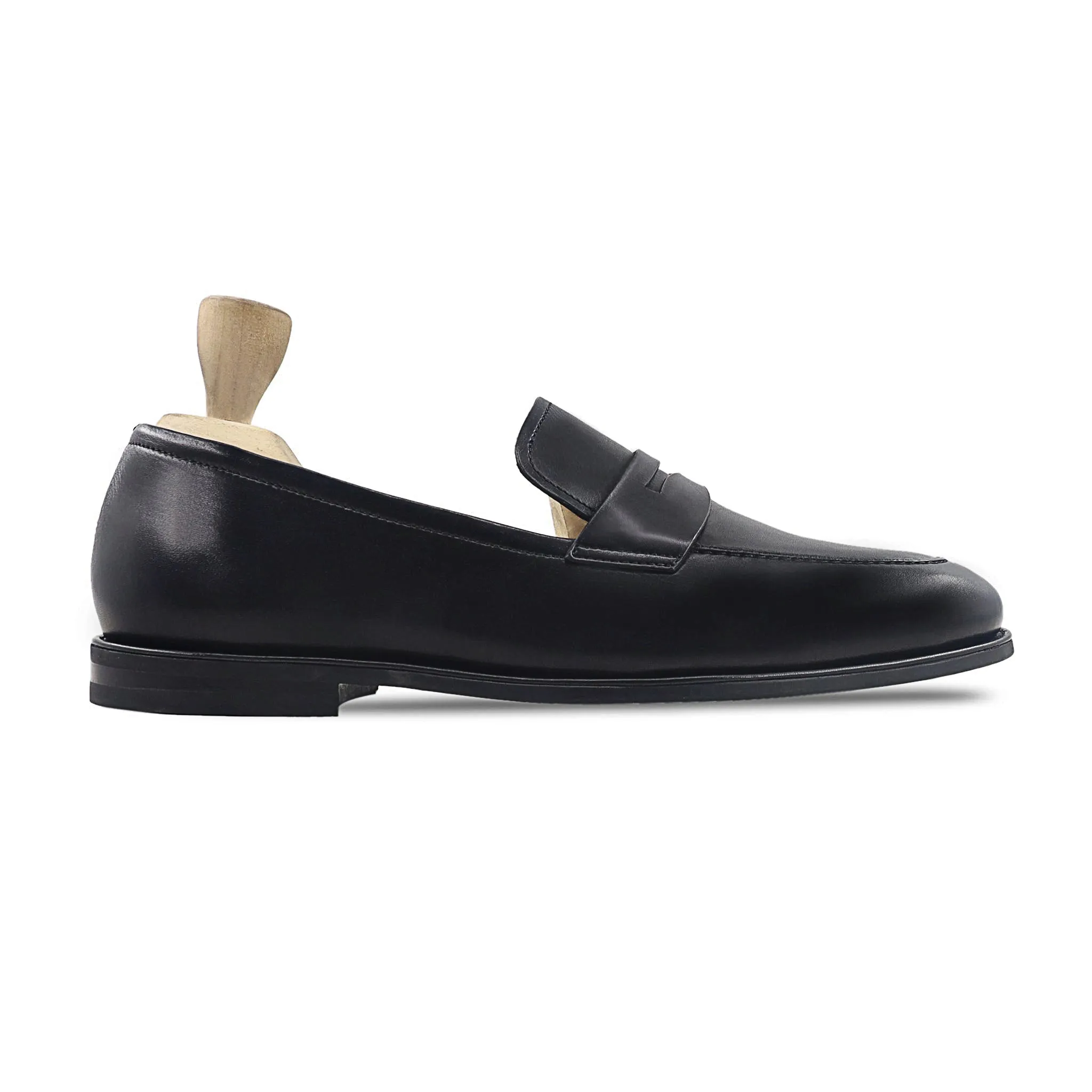 Asbury - Men's Black Calf Leather Loafer