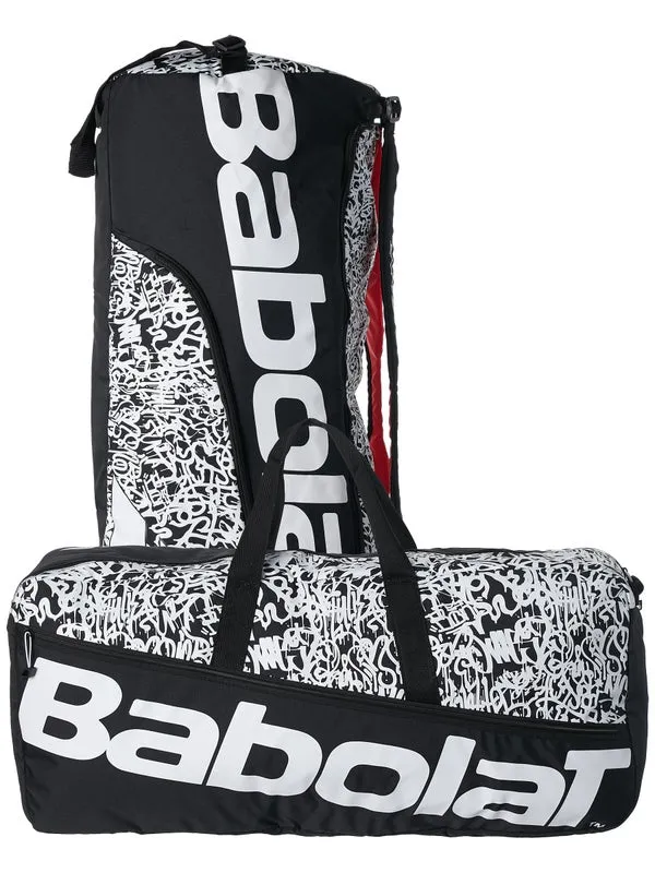 BABOLAT 1 WEEK TOURNAMENT TENNIS BAG  (Black/White)