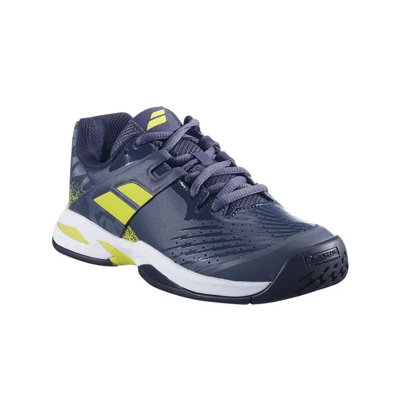 Babolat Propulse Clay Court Tennis Shoes (Junior) - Grey/Aero