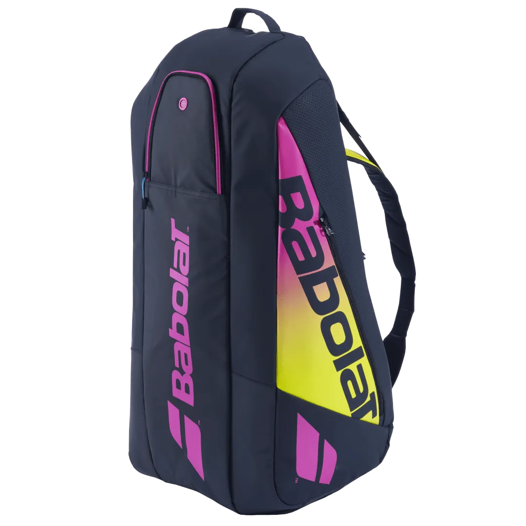 Babolat Pure Aero Rafa Origin 6-Pack Bag (Blue/Yellow/Pink)