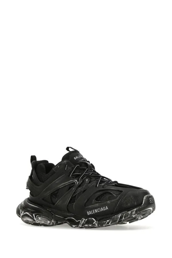 BALENCIAGA | Black mesh and rubber Track sneakers