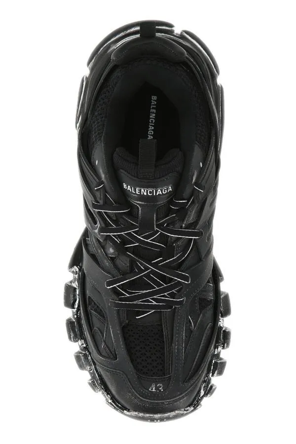 BALENCIAGA | Black mesh and rubber Track sneakers