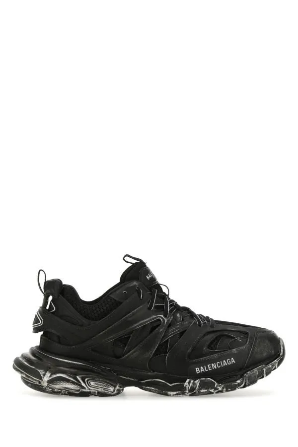 BALENCIAGA | Black mesh and rubber Track sneakers