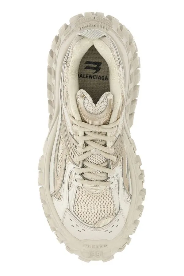 BALENCIAGA | Sand nylon and mesh Bouncer sneakers