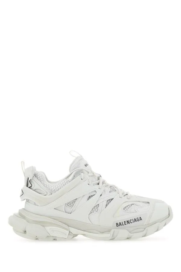 BALENCIAGA | White mesh and rubber Track sneakers