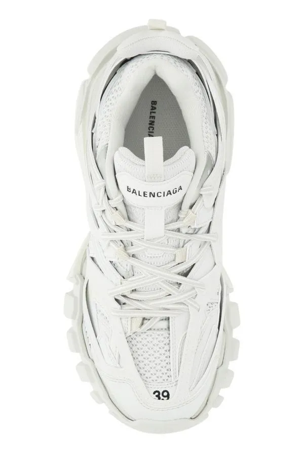 BALENCIAGA | White mesh and rubber Track sneakers