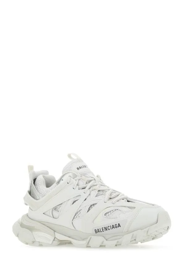 BALENCIAGA | White mesh and rubber Track sneakers