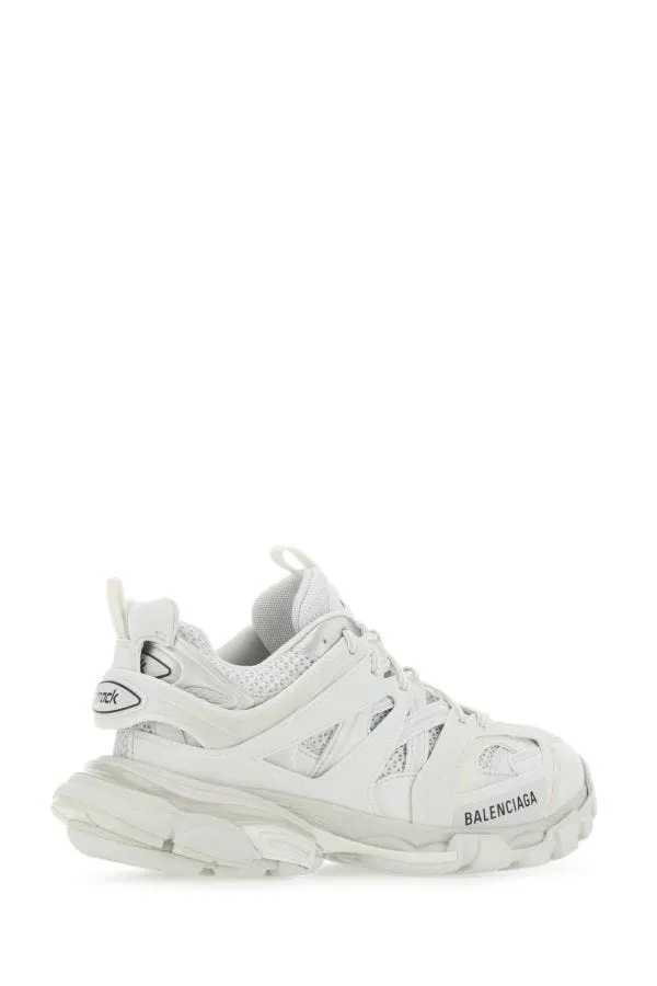 BALENCIAGA | White mesh and rubber Track sneakers