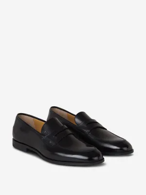 Bally Web Penny Loafers