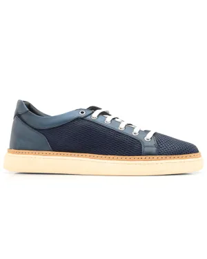 Bennetto Mesh Sneaker in Navy