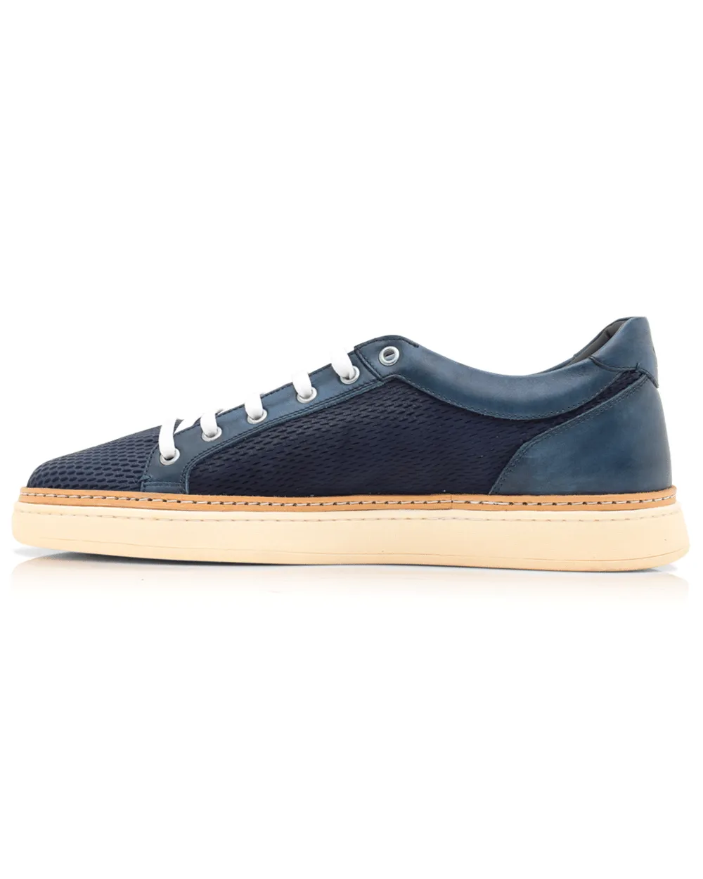 Bennetto Mesh Sneaker in Navy