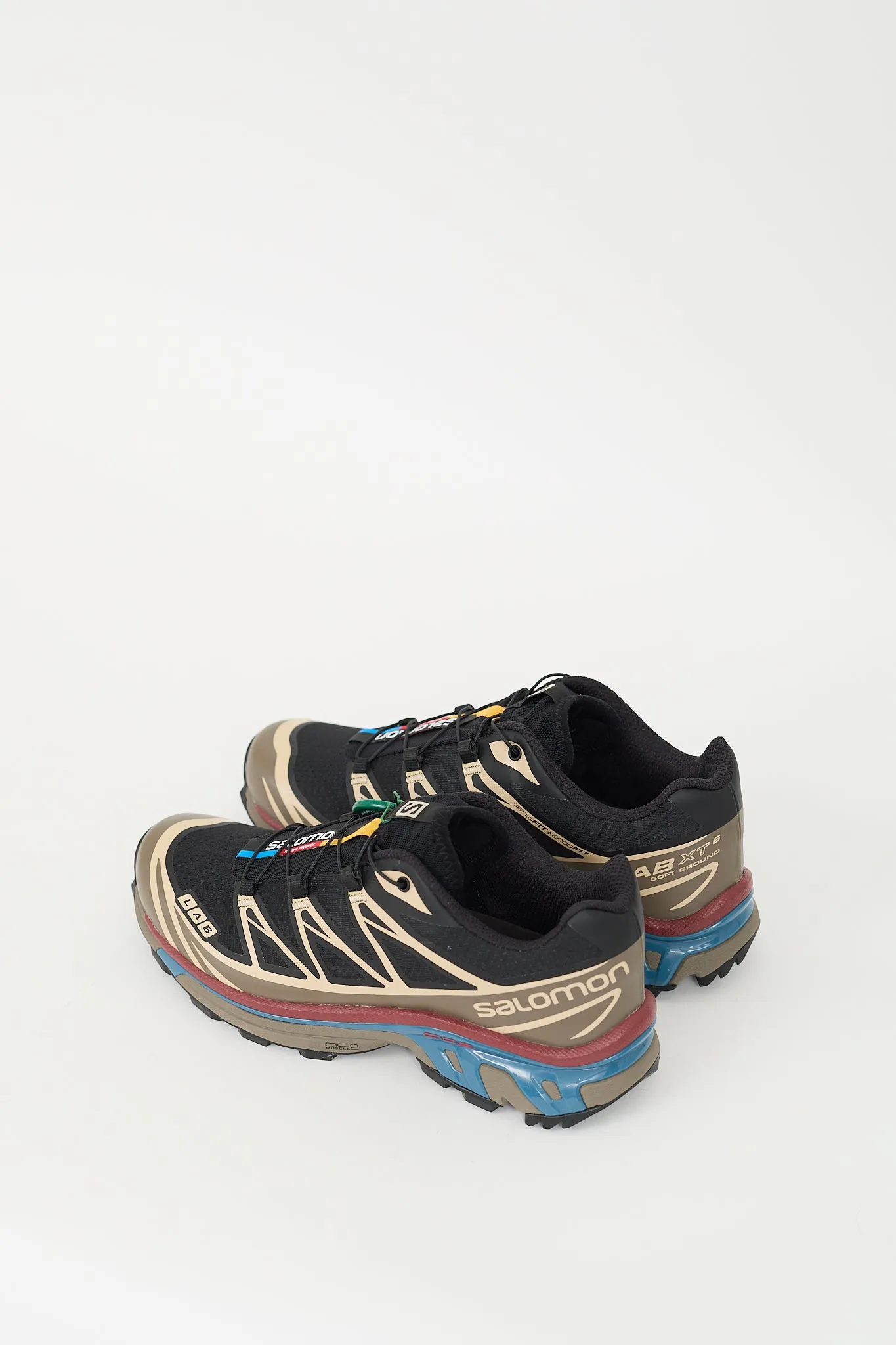 Black & Multi XT6 Racing Project Sneaker