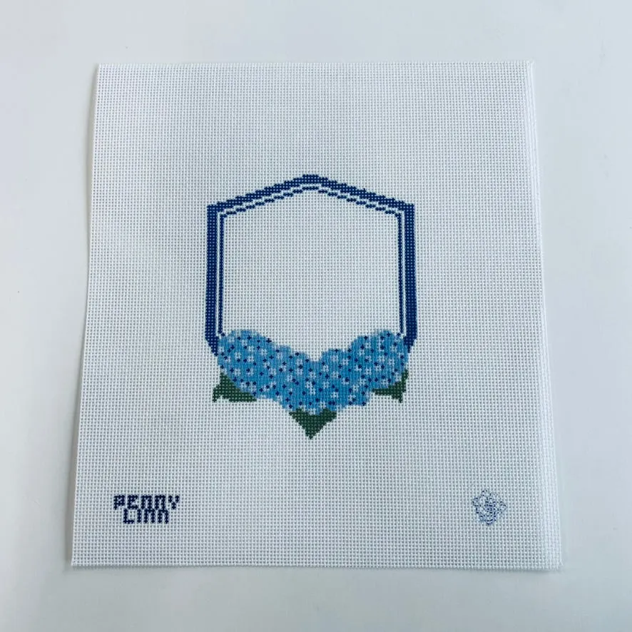 Blue Hydrangea Crest Canvas