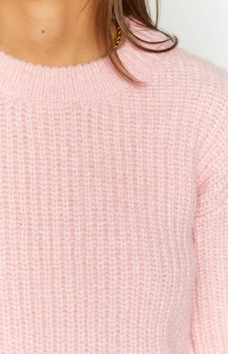 Blush Bliss Pink Knit Sweater