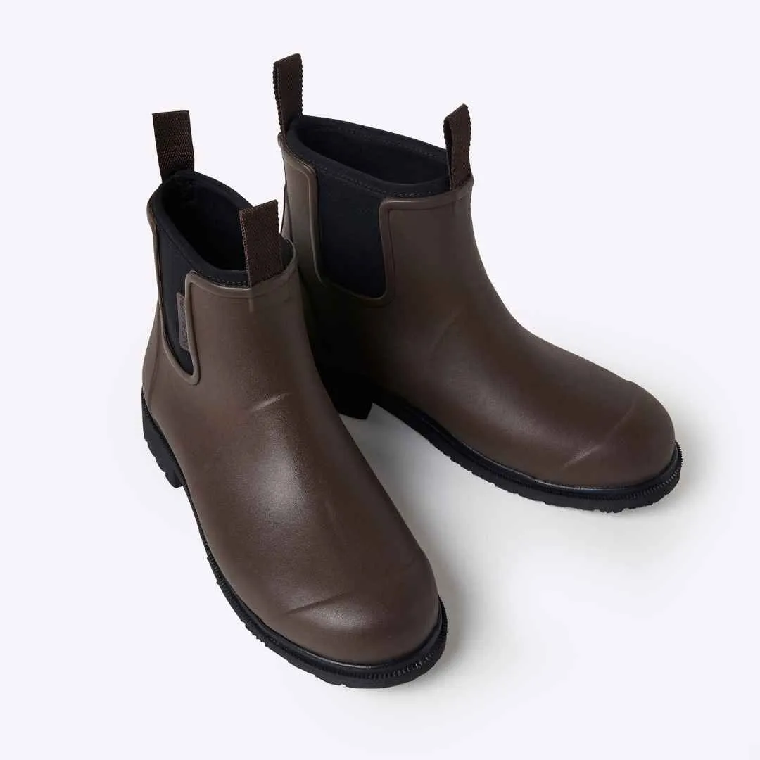 Bobbi Rain Boot // Chocolate & Black