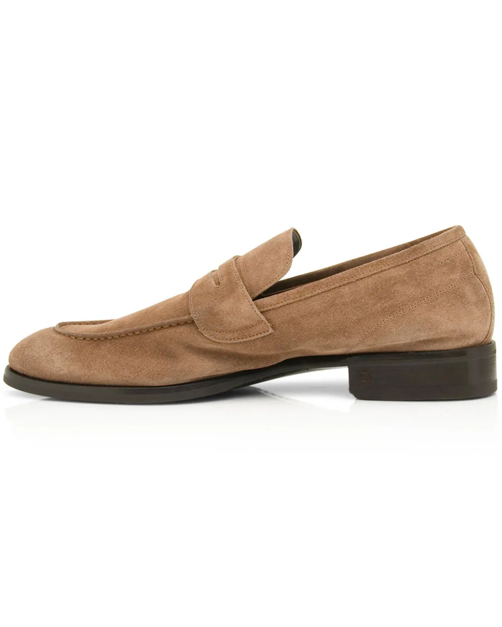 Brera Suede Loafer in Farro