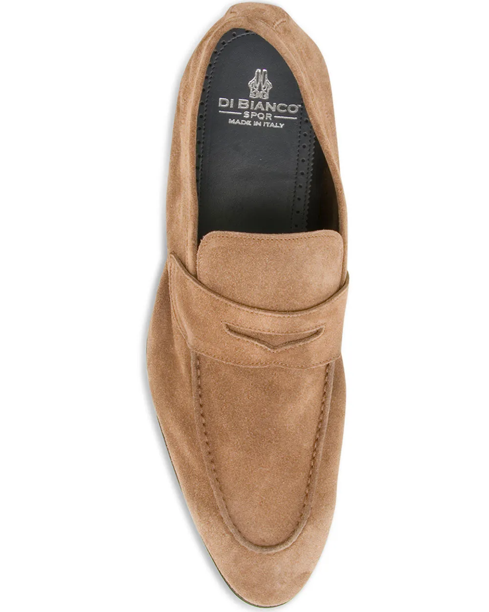 Brera Suede Loafer in Farro