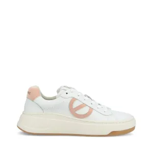 Bridget Trainer White Blush Sneakers