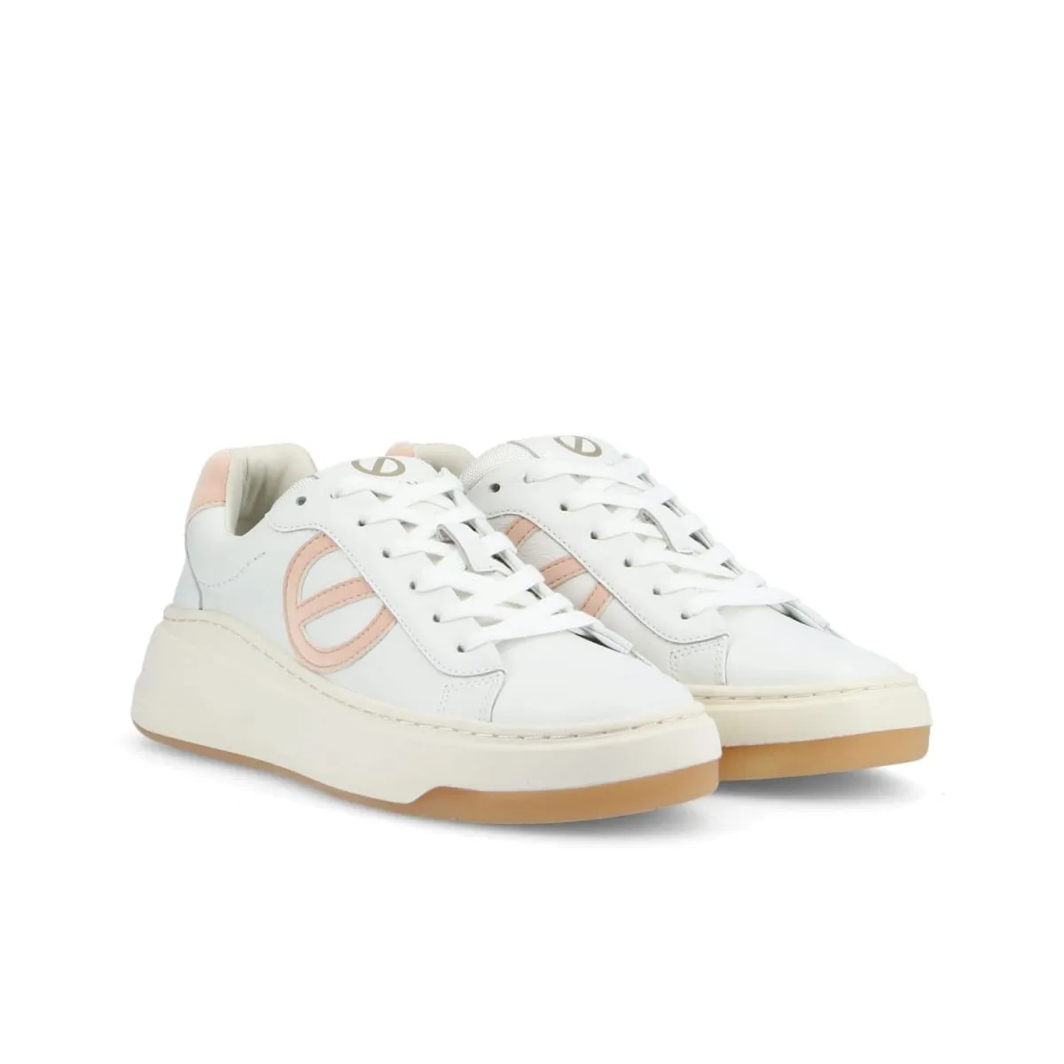 Bridget Trainer White Blush Sneakers