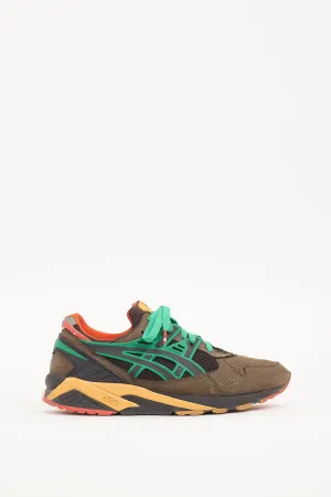 Brown & Multi Suede & Mesh Gel Kayano Sneaker