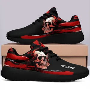 Buy One Get One Personalized Skull Sneaker Comfortable Shoe Red Color,
SN-23023-B