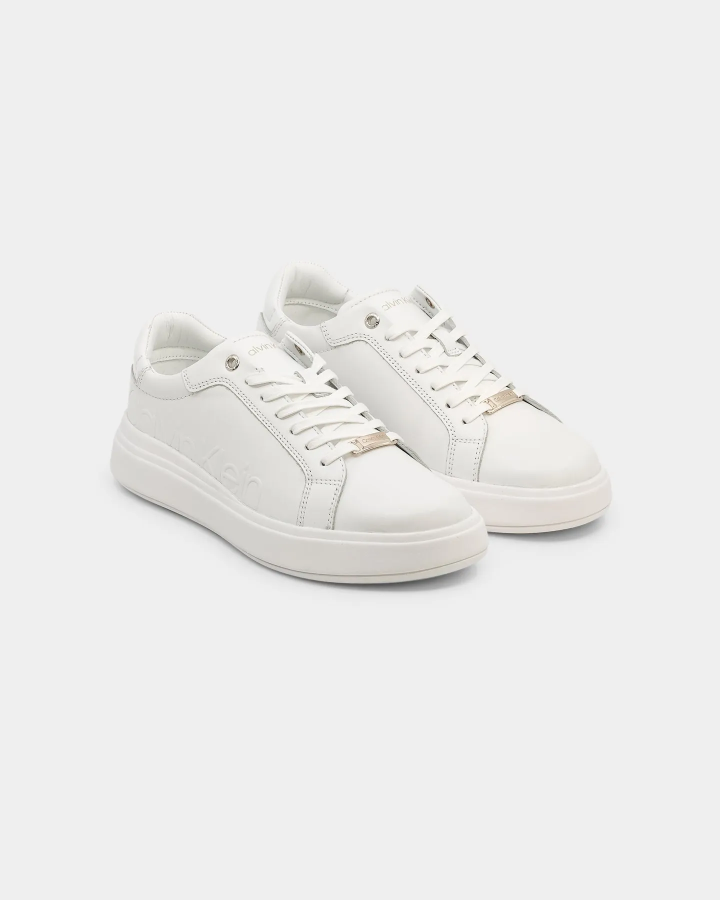 Calvin Klein Women's Camden Sneaker CK White