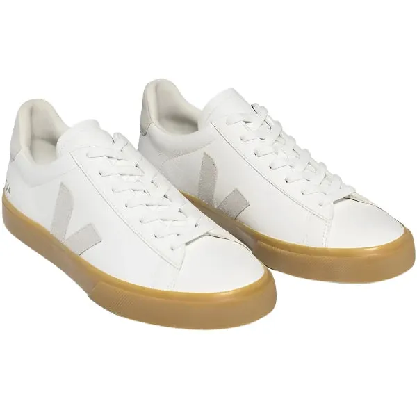 Campo Chromefree Leather Trainer - White Natural